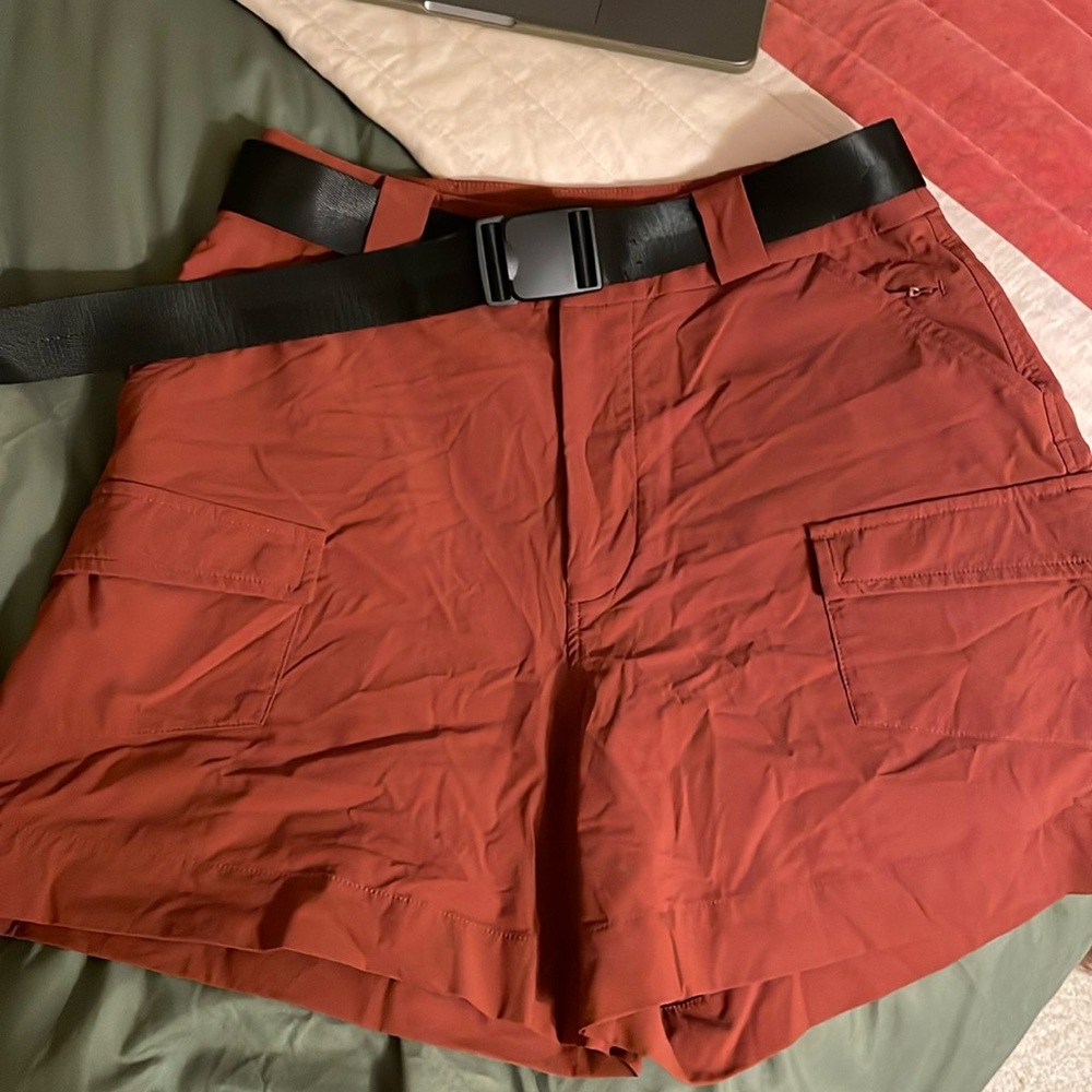 Burnt Orange Alder Hiking Shorts